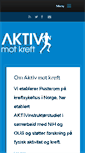 Mobile Screenshot of aktivmotkreft.no